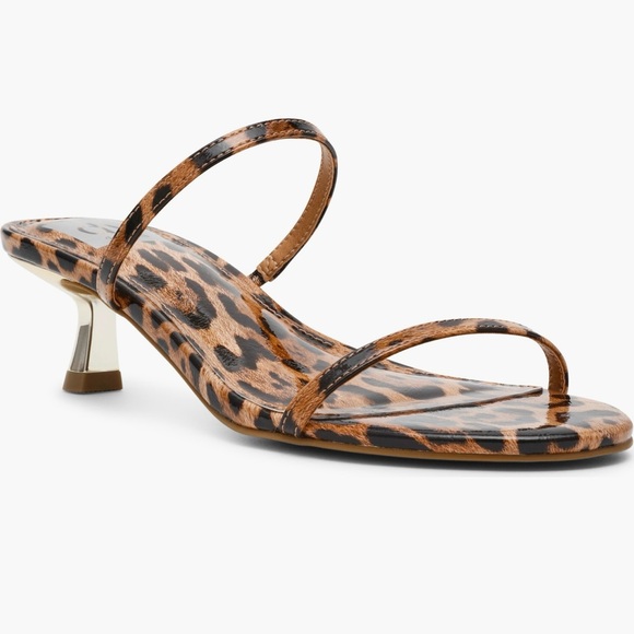 Dolce Vita Darcee Leopard Print Heels - Picture 1 of 11
